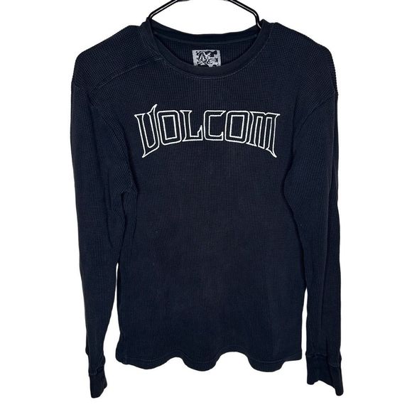 Y2K Volcom Thermal Long Sleeve Shirt Medium - Picture 1 of 5
